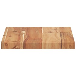 Dessus de table rectangulaire 40x20x2 cm bois massif d'acacia 562423562423