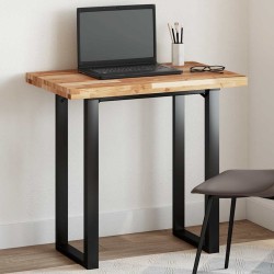 Dessus de table rectangulaire 80x50x4 cm bois massif d'acacia 562433562433