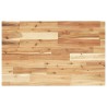 Dessus de table rectangulaire 80x50x4 cm bois massif d'acacia 562433562433