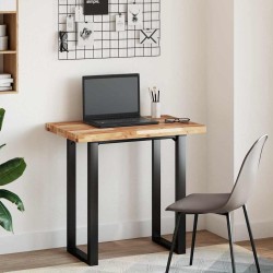 Dessus de table rectangulaire 80x50x4 cm bois massif d'acacia 562433562433