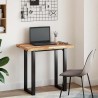 Dessus de table rectangulaire 80x50x4 cm bois massif d'acacia 562433562433
