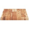 Dessus de table rectangulaire 100x30x2 cm bois massif d'acacia 562435562435