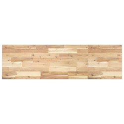 Dessus de table 140x40x2 cm rectangulaire bois massif d'acacia 562438562438