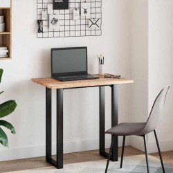 Dessus de table rectangulaire 100x50x2 cm bois massif d'acacia 562439562439