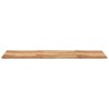Dessus de table rectangulaire 120x60x2 cm bois massif d'acacia 562441562441