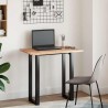 Dessus de table rectangulaire 80x50x2 cm bois massif d'acacia 562442562442