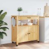 Chariot de cuisine MONZA 84x40x88,5 cm bois massif de pin 562453562453