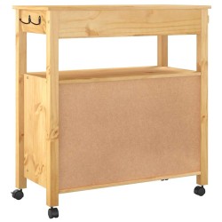 Chariot de cuisine MONZA 84x40x88,5 cm bois massif de pin 562453562453