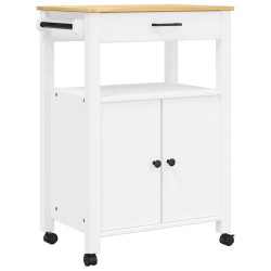 Chariot de cuisine MONZA 60x40x88,5 cm bois massif de pin 562454562454