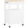 Chariot de cuisine MONZA 60x40x88,5 cm bois massif de pin 562454562454