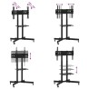 Meuble TV sur roulettes pour écran 32-70 pouces max VESA 562455562455