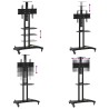 Meuble TV sur roulettes pour écran 32-70 pouces max VESA 562456562456