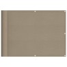 Écran de balcon taupe 75x700 cm 100% polyester oxford 562457562457