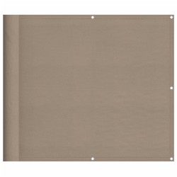 Écran de balcon taupe 90x700 cm 100% polyester oxford 562460562460
