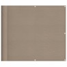 Écran de balcon taupe 90x700 cm 100% polyester oxford 562460562460
