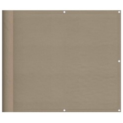 Écran de balcon taupe 90x800 cm 100% polyester oxford 562461562461