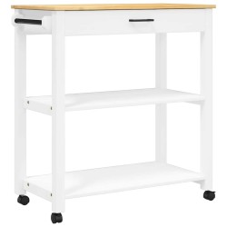 Chariot de cuisine MONZA 84x40x88,5 cm bois massif de pin 562463562463
