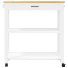 Chariot de cuisine MONZA 84x40x88,5 cm bois massif de pin 562463562463