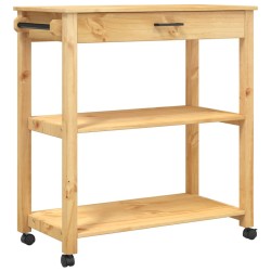 Chariot de cuisine MONZA 84x40x88,5 cm bois massif de pin 562464562464