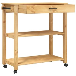 Chariot de cuisine MONZA 84x40x88,5 cm bois massif de pin 562464562464