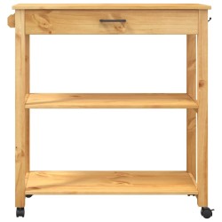 Chariot de cuisine MONZA 84x40x88,5 cm bois massif de pin 562464562464