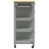 Chariot de cuisine MONZA 84x40x88,5 cm bois massif de pin 562466562466