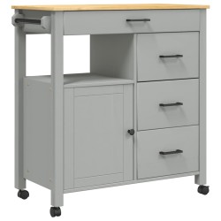 Chariot de cuisine MONZA 84x40x88,5 cm bois massif de pin 562467562467
