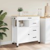 Chariot de cuisine MONZA 84x40x88,5 cm bois massif de pin 562468562468