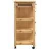 Chariot de cuisine MONZA 84x40x88,5 cm bois massif de pin 562469562469
