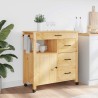 Chariot de cuisine MONZA 84x40x88,5 cm bois massif de pin 562470562470