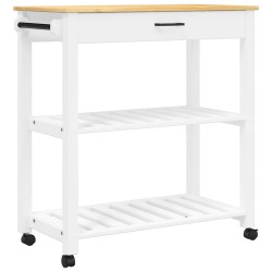 Chariot de cuisine MONZA 84x40x88,5 cm bois massif de pin 562472562472