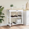 Chariot de cuisine MONZA 84x40x88,5 cm bois massif de pin 562472562472