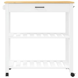 Chariot de cuisine MONZA 84x40x88,5 cm bois massif de pin 562472562472