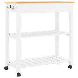 Chariot de cuisine MONZA 84x40x88,5 cm bois massif de pin 562472562472