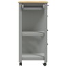 Chariot de cuisine MONZA 84x40x88,5 cm bois massif de pin 562473562473