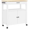 Chariot de cuisine MONZA 84x40x88,5 cm bois massif de pin 562475562475