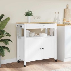 Chariot de cuisine MONZA 84x40x88,5 cm bois massif de pin 562475562475