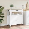 Chariot de cuisine MONZA 84x40x88,5 cm bois massif de pin 562475562475