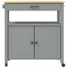 Chariot de cuisine MONZA 84x40x88,5 cm bois massif de pin 562476562476