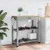 Chariot de cuisine MONZA 84x40x88,5 cm bois massif de pin 562477562477