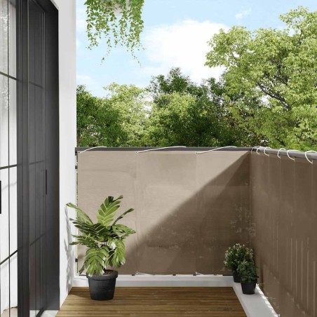 Écran de balcon taupe 120x700 cm 100% polyester oxford 562478562478