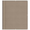 Écran de balcon taupe 120x700 cm 100% polyester oxford 562478562478