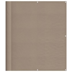 Écran de balcon taupe 120x800 cm 100% polyester oxford 562479562479