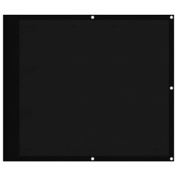 Écran de balcon noir 90x700 cm 100% polyester oxford 562482562482