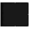 Écran de balcon noir 90x700 cm 100% polyester oxford 562482562482