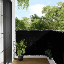 Écran de balcon noir 120x700 cm 100% polyester oxford 562484562484