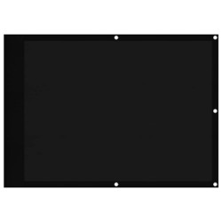 Écran de balcon noir 75x800 cm 100% polyester oxford 562493562493