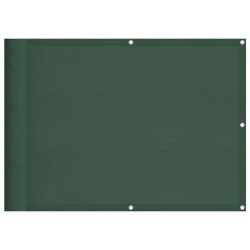 Écran de balcon vert foncé 75x700 cm 100% polyester oxford 562500562500