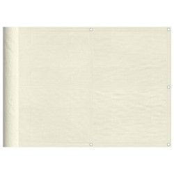 Écran de balcon crème 75x800 cm 100% polyester oxford 562501562501