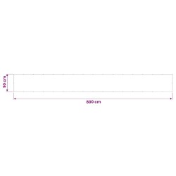 Écran de balcon crème 90x800 cm 100% polyester oxford 562503562503